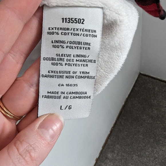 BC Clothing Buffalo Plaid Button Snap Collared Women's Shirt Size L - Picture 6 of 6